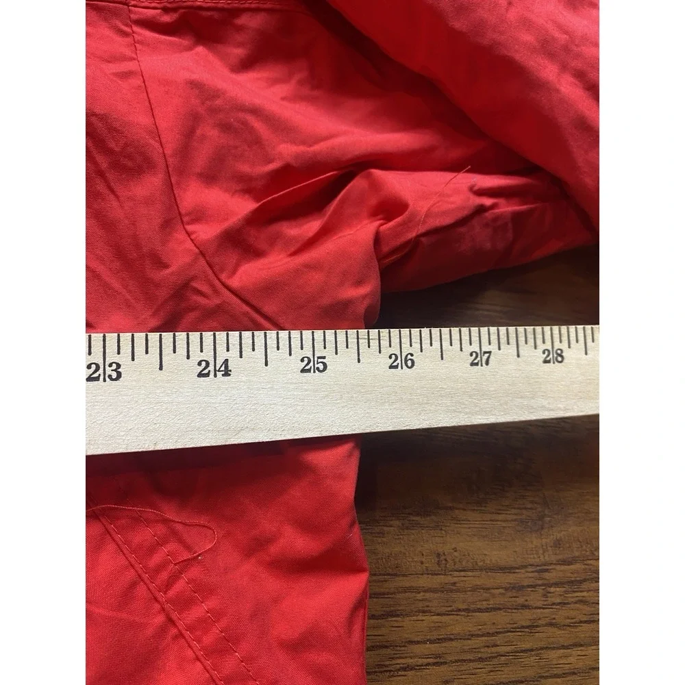 Vintage Marlboro Adventure Team Jacket Mens Large Red Nylon Hooded Parka 90s